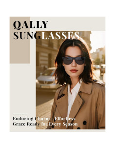 Gafas de sol polarizadas QALLY para mujeres UV400 - 3 unidades 2