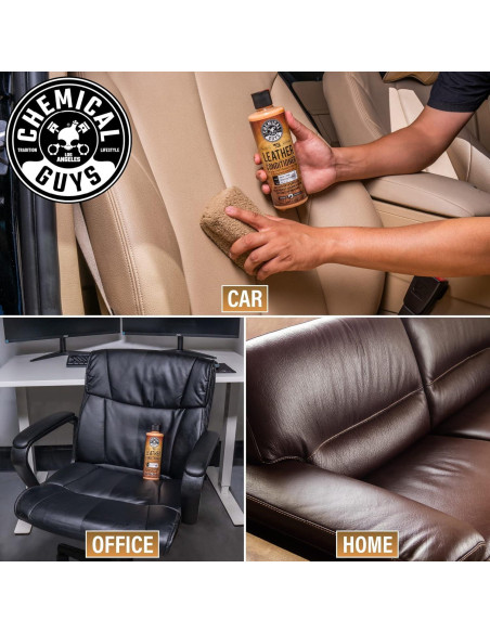 Kit Limpiador y Acondicionador de Cuero Chemical Guys 473 ml
