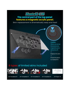 Controlador de Arcade Sehawei Haute42 C16 - RGB, Panel Magnético 2