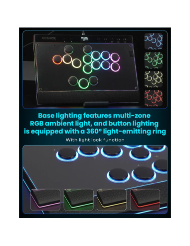 Controlador de Arcade Sehawei Haute42 C16 - RGB, Panel Magnético