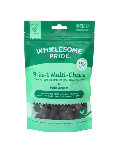 Masticables Suaves Wholesome Pride 9-en-1 para Perros - 178.6g