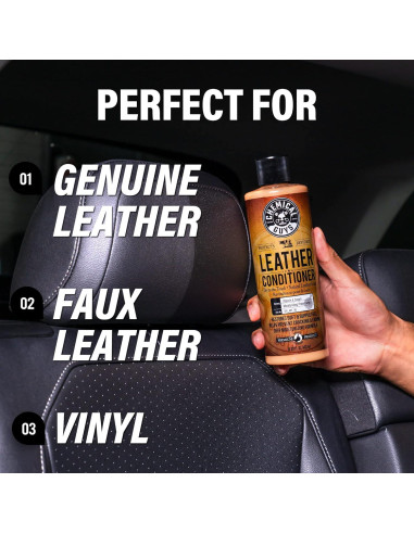 Kit Limpiador y Acondicionador de Cuero Chemical Guys 473 ml