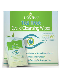 Toallitas Oculares NOVEHA 60 Unidades con Ácido Hialurónico
