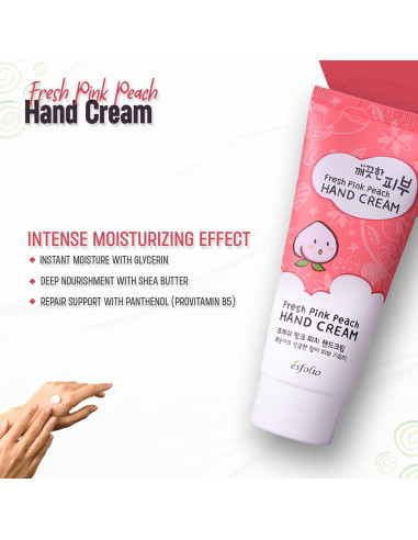 Crema de Manos Esfolio Durazno Rosa Fresco 100ml - Hidratante