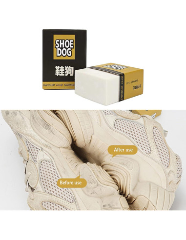 Borrador de limpieza para zapatos Knchy - Portátil y efectivo