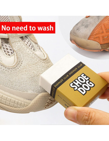 Borrador de limpieza para zapatos Knchy - Portátil y efectivo