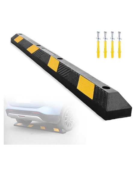 Tope de Estacionamiento Starsigns 72 cm Goma Reflectante 1 Paquete