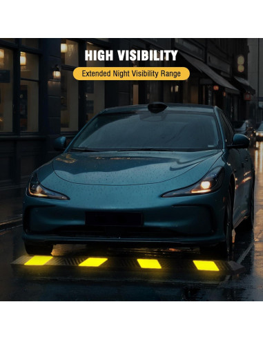 Tope de Estacionamiento Starsigns 72 cm Goma Reflectante 1 Paquete