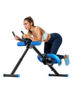 Máquina de Abdominales OWLSKY Ajustable Plegable con Pantalla LCD