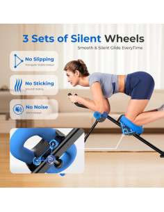 Máquina de Abdominales OWLSKY Ajustable Plegable con Pantalla LCD 2