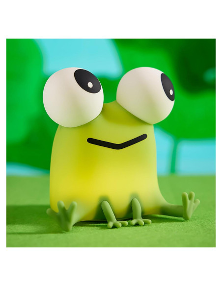 Luz Nocturna de Rana Silicona Regulable 10cm Recargable