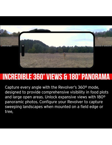 Cámara de Caza Celular Stealth Cam Revolver 36MP 360