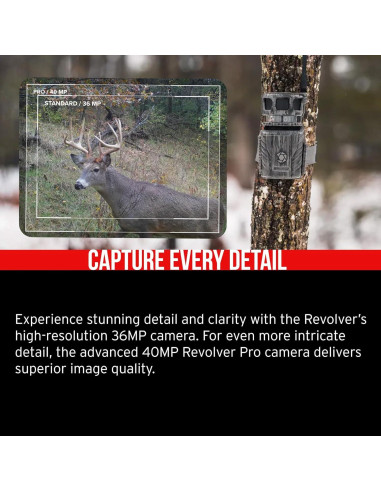 Cámara de Caza Celular Stealth Cam Revolver 36MP 360