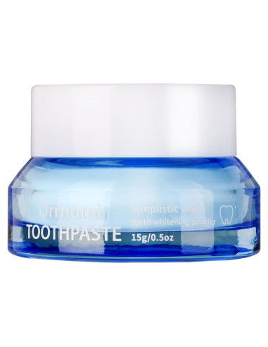 Polvo Blanqueador de Dientes Orrhomi 14.17g Sabor Menta