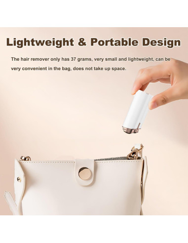 Afeitadora Eléctrica Facial Indolora CHNYBQT S039 - Portátil y Recargable