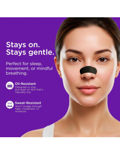 Tiras Nasales Lucid para Ronquidos - 30 Paquete, Sin Látex 2