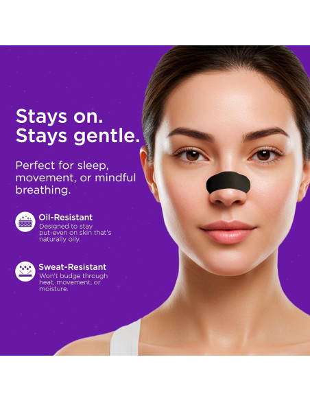 Tiras Nasales Lucid para Ronquidos - 30 Paquete, Sin Látex