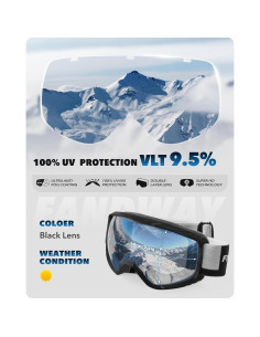 Gafas de Esquí OTG Findway - Protección UV 100% y Anti-vaho 2