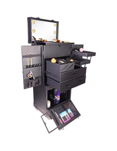 Estuche de Maquillaje SHANY Rebel Pro con Luz y Ventilador 2