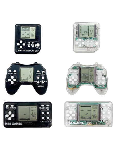 Set de 6 Llaveros de Videojuegos GNCNSHK Mini Arcade