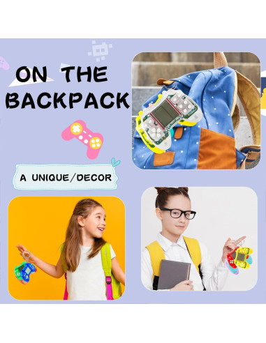 Set de 6 Llaveros de Videojuegos GNCNSHK Mini Arcade