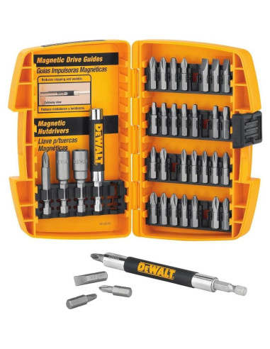 Juego de Destornilladores DEWALT DW2176, 37 Piezas, Acero Magnetizado