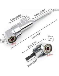 Adaptador de Broca en Ángulo Recto Jamiikury 105 Set de 3 2