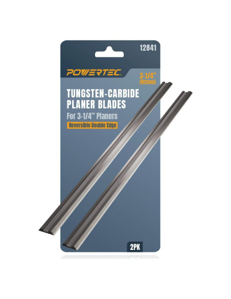 Cuchillas de Carburo de Tungsteno POWERTEC 82mm Paquete de 2