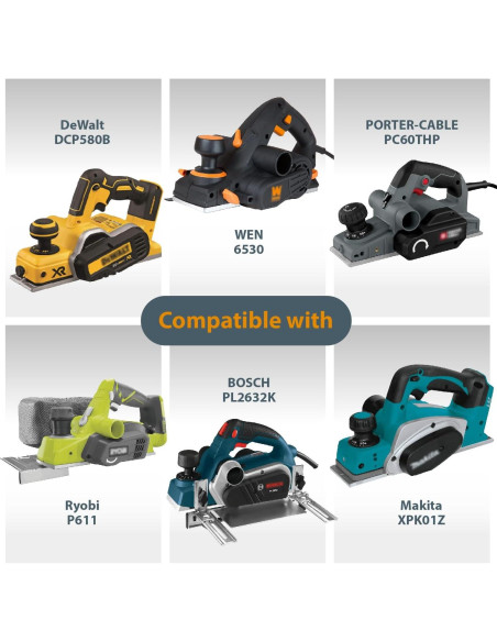 Cuchillas de Carburo de Tungsteno POWERTEC 82mm Paquete de 2