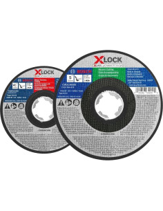 Rueda Abrasiva Bosch X-LOCK 5" 60 Grano para Corte Metal 2