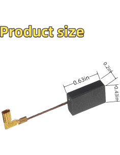 Cepillos de Carbono KBZ CB318 CB330 CB340 4 Piezas para Makita 2