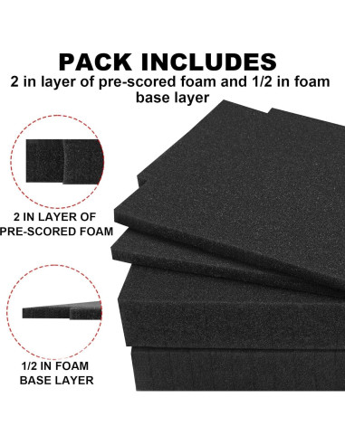 Inserto de Espuma Personalizable GEAIN T-02571 para Makita - 4 Piezas