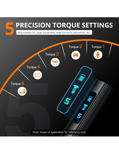 Mini Destornillador Eléctrico JOREST 155 en 1 con Luz LED