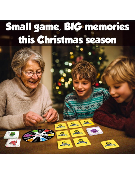 Juego de Cartas de Memoria Escondiendo Monstruos DIDAYO