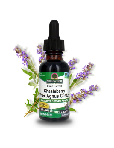 Baya de Vitex Sin Alcohol Nature's Answer 30 ml - Equilibrio Hormonal