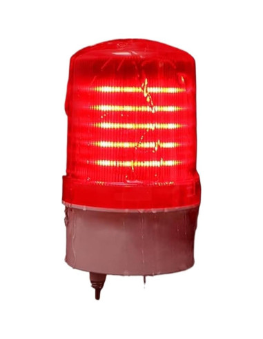 Lámpara de Señal de Advertencia Giratoria SOQIAZRB LTE-6102J 12V Amarillo