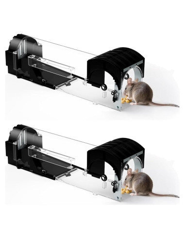 Trampa Humana para Ratones DOPKUSS - Paquete de 2, Reutilizable