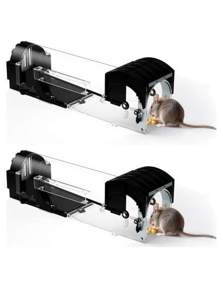 Trampa Humana para Ratones DOPKUSS - Paquete de 2, Reutilizable