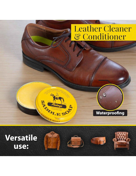 Jabón Limpiador y Acondicionador de Cuero Fiebing's 99g