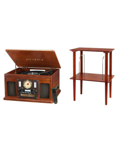 Reproductor de Vinilo Victrola 8-en-1 Bluetooth 3 Velocidades