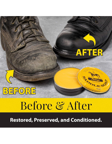 Jabón Limpiador y Acondicionador de Cuero Fiebing's 99g