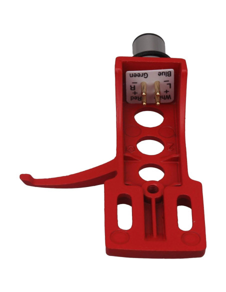 Cabezal H-4 Mxfans para Reproductor de Vinilo Rojo con 4 Cables