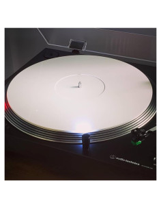 Alfombrilla de Tocadiscos Acrílico BOCO 12" (30.48 cm) Blanca