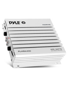 Amplificador Marino Pyle PLMRA400 4 Canales 400W Impermeable