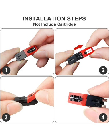 4 Agujas de Reemplazo JUKFITA para Tocadiscos Rojo