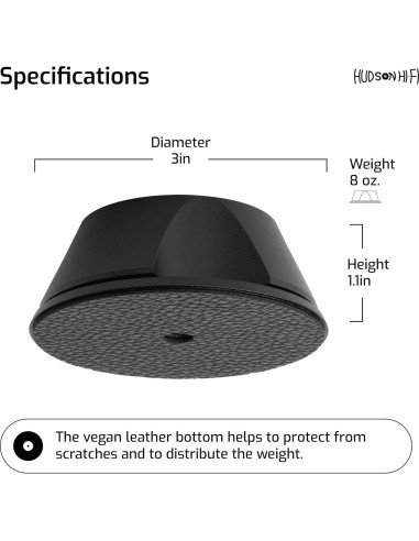 Estabilizador de Peso para Discos Hudson Hi-Fi SpaceBen 226g