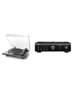 Paquete Tocadiscos Automático Denon DP-300F y Amplificador PMA-600NE 70W