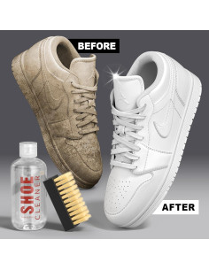 Kit de Limpieza de Zapatos BALORIZ 8.5Oz con 3 Cepillos 2