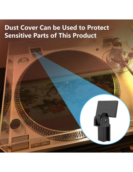 Bisagra de Cubierta de Polvo Sxkxm para Tocadiscos Audio Technica y Sony