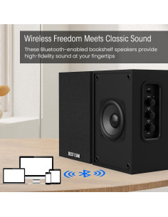 Altavoces de Estante Activos Bestisan SR16 Bluetooth 2.0 2